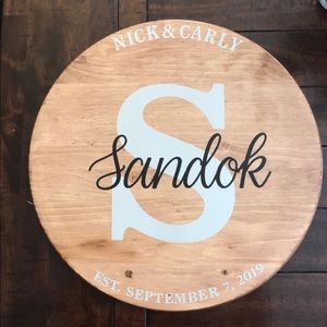 Custom Wood Sign